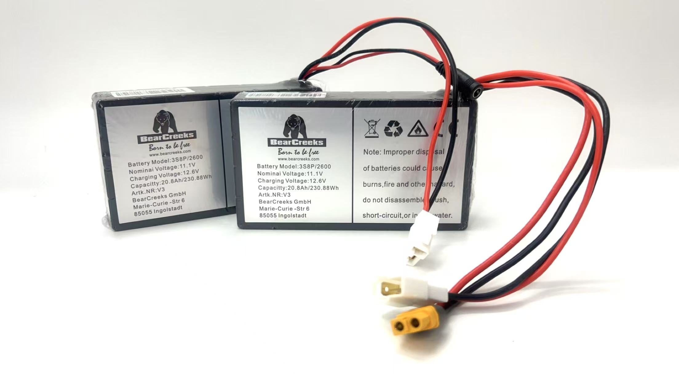 Piles au lithium pour les bateau amorceur