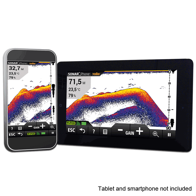 Vexilar Wifi Sondeur SonarPhone de pêche pour la pêche à la carpe à distance bateau amorceur