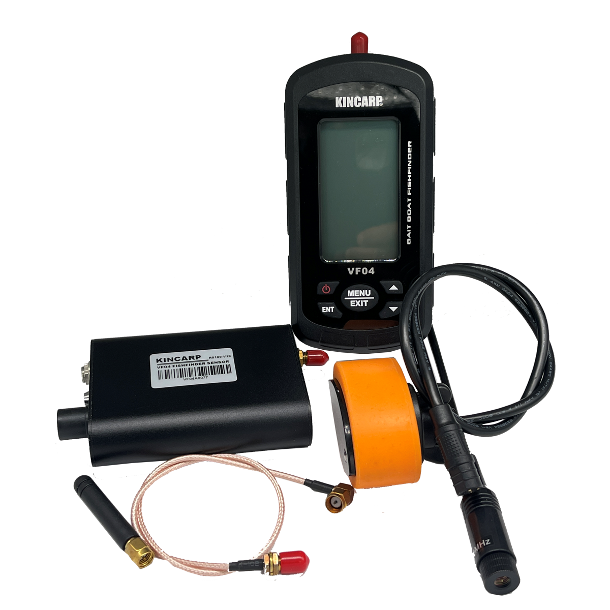 Sondeur KINCARP VF04 pour bateaux amorceurs télécommandés | FABRIQUÉ PAR TOSLON