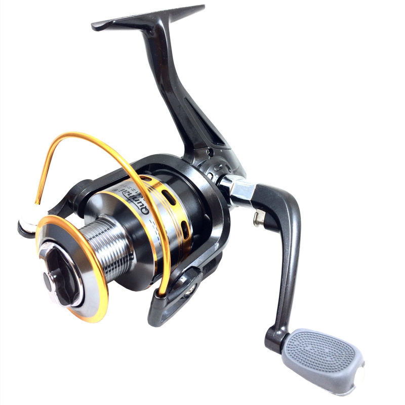 Moulinet de pêche QUNHAI SG-5000 à bobine métallique et poignée pliante