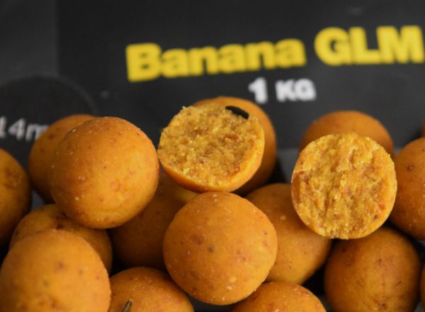 Bouillettes Vitalbaits Banana GLM 14–18 mm, 1–5 kg