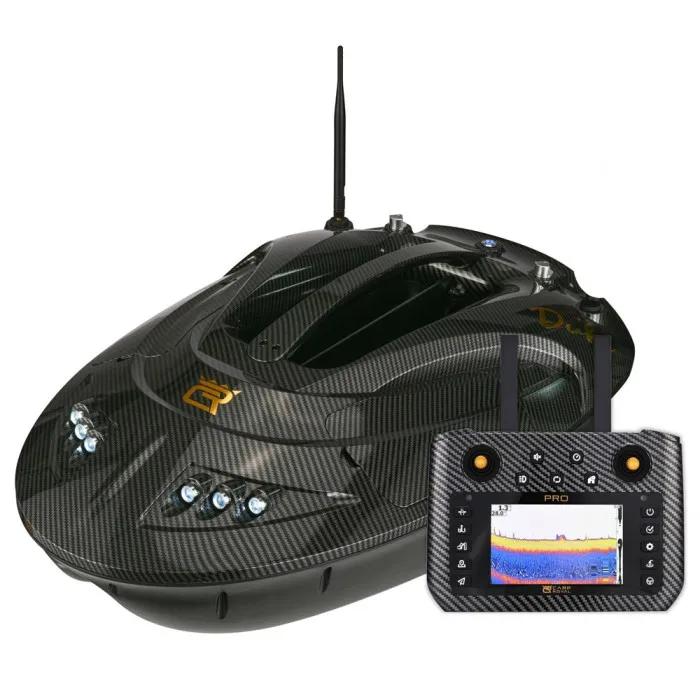 Bateau amorceur GPS avec navigation précise, sonar de recherche de poissons intégré, amorçage et retour automatiques, recherche facile des poissons et taux de réussite de pêche plus élevé