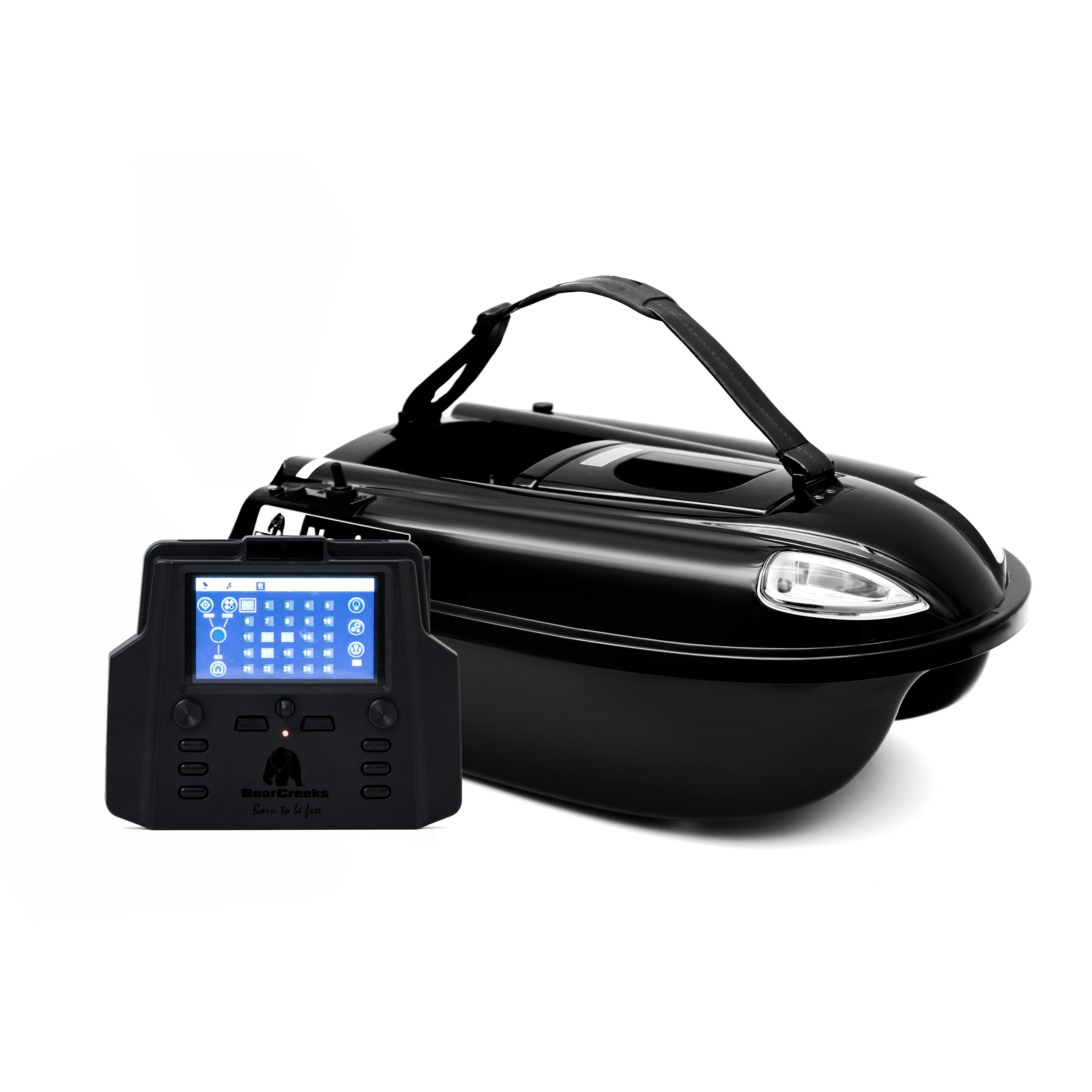 BearCreeks iPilot15 bateau amorceur GPS – compact, capacité 1,5 kg