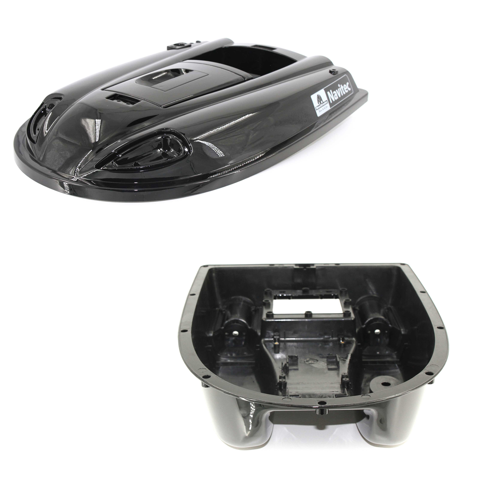 Coques supérieure et inférieure pour bateau amorceur Navitec