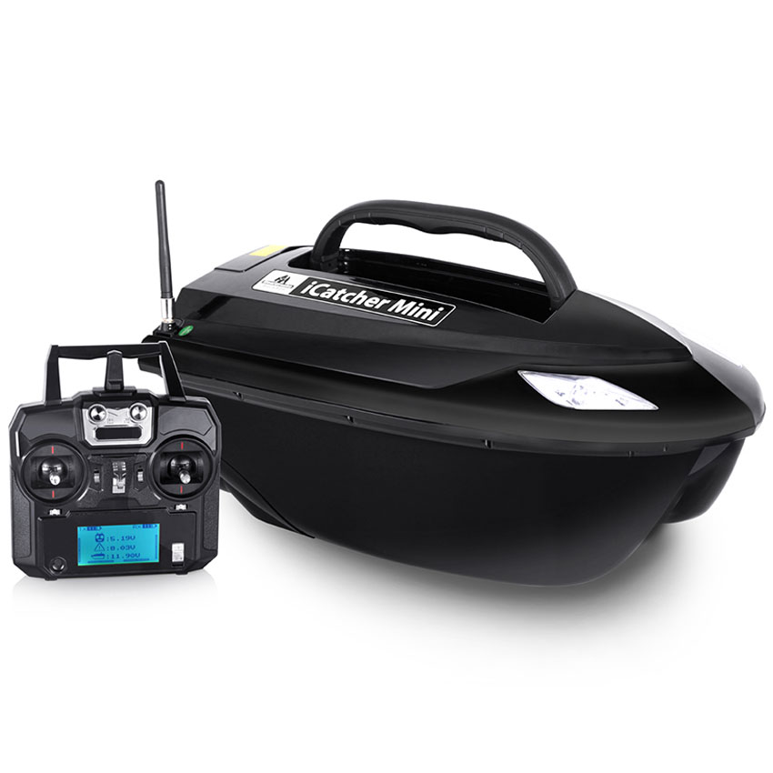 BearCreeks iCatcher Mini Embarcation Amorceur – Compact et Fiable avec Échosondeur Couleur en Option